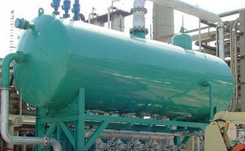 green rental boiler auxiliary equipment outside